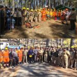 बिंसर फोरेस्ट रेंज, अल्मोड़ा (उत्तराखंड) में NDRF द्वारा फॉरेस्ट फायर फेमिलियराइजेशन एक्सरसाइज आयोजित
