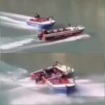 मौत का मंजर: धारी देवी के पास खौफनाक टक्कर; तेज रफ्तार दो वॉटर बोट टकराईं, एक बोट दूसरी पर चढ़ी, पलभर में बची जान