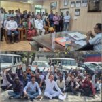 नियमित रोजगार और न्यूनतम मजदूरी की मांग को लेकर जिला पंचायत गैंगमेटों का राज्य आंदोलनकारी हरीश पनेरू के नेतृत्व में डीएम कार्यालय पर प्रदर्शन, सौंपा ज्ञापन