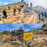 भीमताल में वन पंचायत भूमि पर अवैध कब्जे पर बड़ी कार्रवाई, सड़क निर्माण ध्वस्त, सरपंच निलंबित