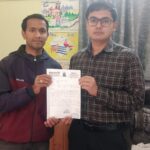 भीमताल : खनस्यूं तहसील में सप्ताह में एक दिन तहसीलदार बैठाने की मांग को लेकर मदन परगाईं ने एसडीएम धारी को सौंपा ज्ञापन