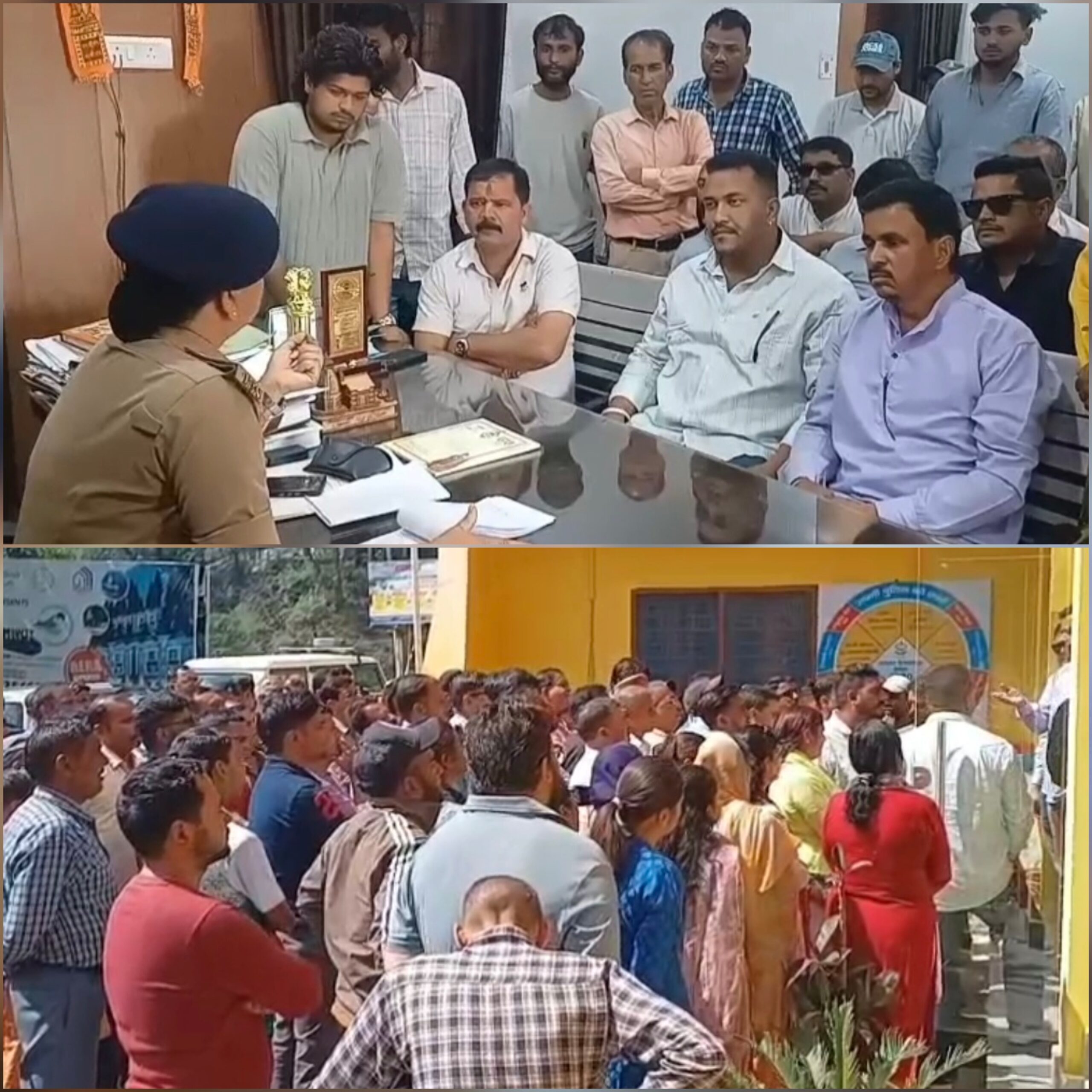 भीमताल में युवक के खिलाफ बढ़ा आक्रोश, व्यापारियों ने बाजार बंद कर थाने का किया घेराव