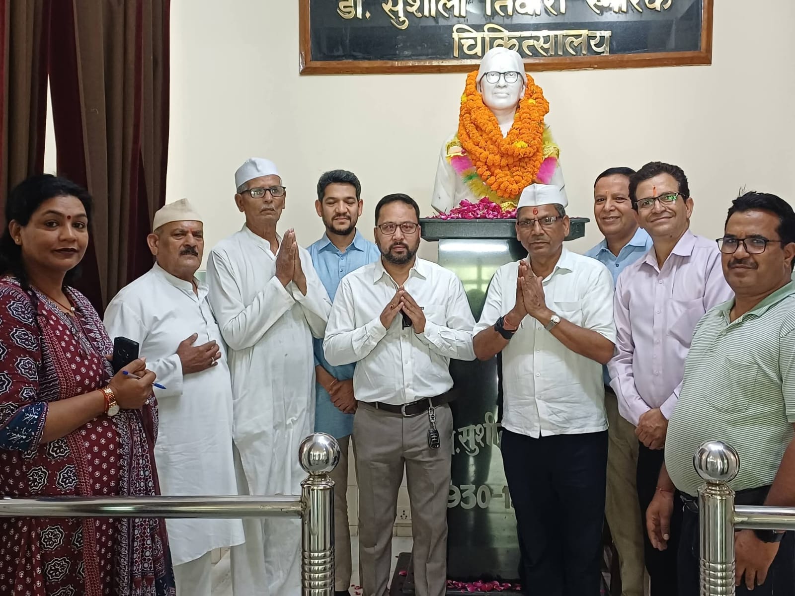 हल्द्वानी: डा. सुशीला तिवारी की पुण्यतिथि पर भावभीनी श्रद्धांजलि, अस्पताल परिसर में हुआ श्रद्धांजलि कार्यक्रम