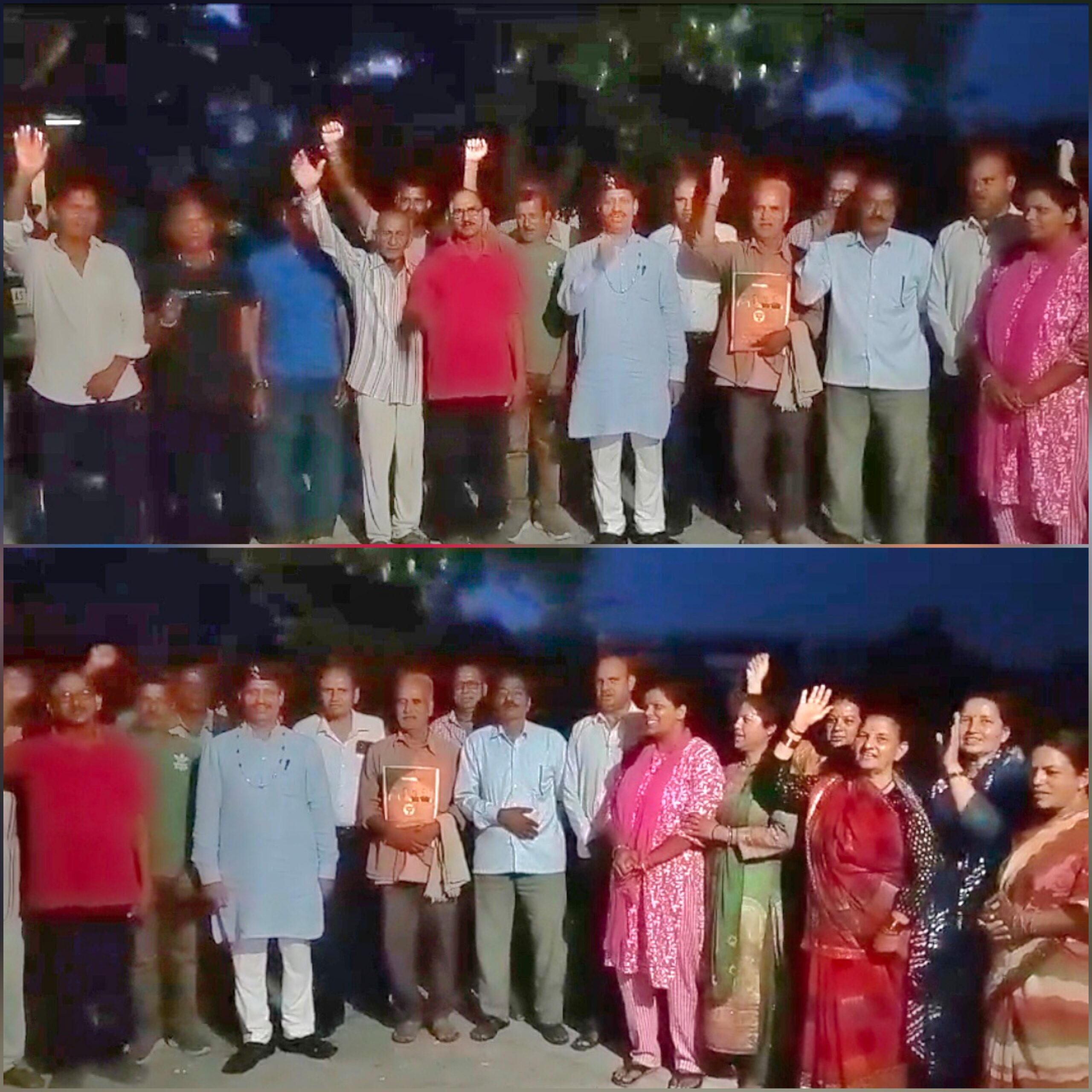 कालाढूंगी बंदोबस्ती वार्ड 7 में सजी रात्रि चौपाल, सामाजिक मुद्दों पर हुआ मंथन