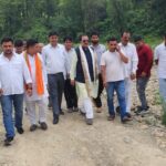 विजयपुर–पहाड़पानी मार्ग का सांसद अजय भट्ट ने किया स्थलीय निरीक्षण, निर्माण कार्य में तेजी लाने के दिए निर्देश