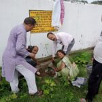 हरेला सप्ताह के अंतर्गत रितेश शर्मा सरस्वती विद्या मंदिर इंटर कॉलेज में वृक्षारोपण एवं भाषण प्रतियोगिता का आयोजन