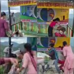 रामगढ़ में महिलाओं से छेड़खानी पड़ी भारी, बाहरी युवकों का मुंह काला कर बिच्छू घास लगाई, जमकर की पिटाई; वीडियो वायरल