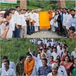 कैबिनेट मंत्री कैड़ा ने किया छोटा कैलाश मंदिर मे 2 करोड़ 65 लाख की लागत से होने वाले सौन्दर्यकरण, पुनर निर्माण कार्य का शुभारम्भ
