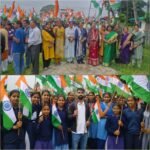 मंगोली-खुर्पाताल में निकली भव्य तिरंगा यात्रा, राष्ट्रभक्ति के रंग में रंगे बच्चे और ग्रामीण