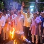 हल्द्वानी : एसएसपी कार्यालय में कांग्रेस नेताओं के हंगामे के विरोध में भाजपा ने फूंका कांग्रेस का पुतला, जिलाध्यक्ष बोले- लोकतांत्रिक मर्यादाओं का हुआ उल्लंघन