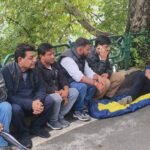 लोअर माल रोड निर्माण में देरी पर भड़के व्यापार मंडल अध्यक्ष पुनीत टंडन, अनशन पर बैठे; बोले- ‘मॉल रोड ढही तो ताल में कूद जाऊंगा’