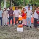 हल्द्वानी में बिजली कटौती पर फूटा जनाक्रोश, कांग्रेस ने सरकार का फूंका पुतला; 24 घंटे बिजली नहीं मिली तो उग्र आंदोलन की चेतावनी