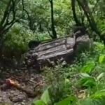 ताकुला में  गहरी खाई में गिरी कार, चार लोग घायल; हाईकोर्ट में केस के सिलसिले में आ रहे थे नैनीताल