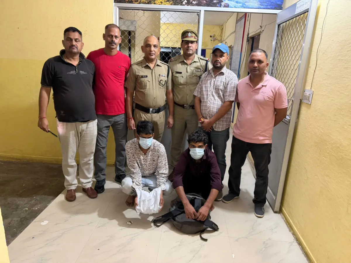 हल्द्वानी में नशे के खिलाफ बड़ी कार्रवाई, 1.155 किलो चरस के साथ दो तस्कर गिरफ्तार