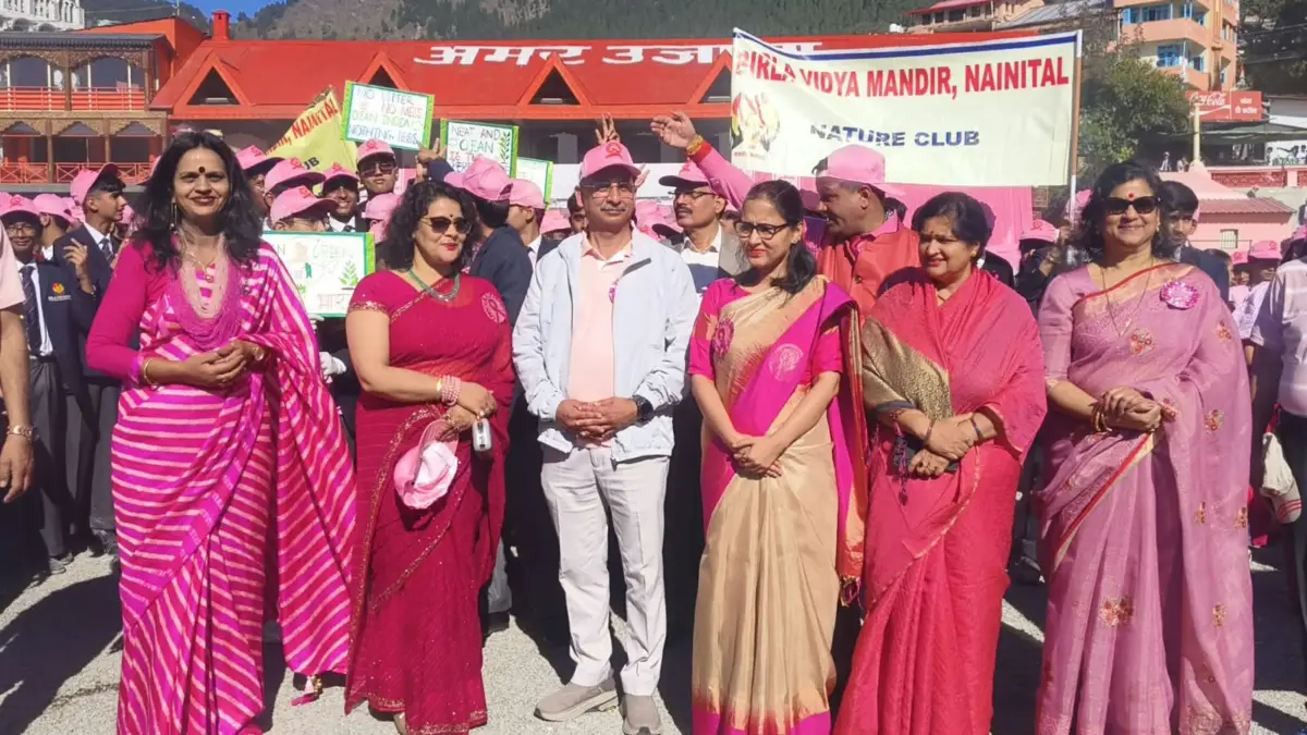 नैनीताल में स्तन कैंसर जागरूकता को लेकर निकली भव्य रैली, समय पर जांच को बताया सबसे बड़ा सुरक्षा मंत्र
